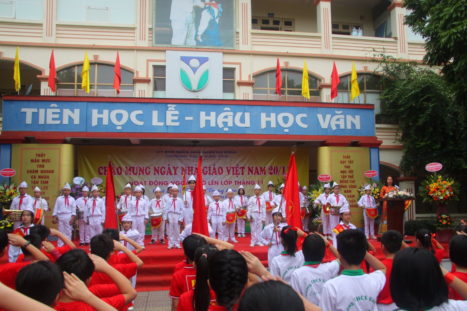 Lễ kỷ niệm ngày Nhà giáo Việt Nam 20/11/2020-Trường THCS Văn Yên